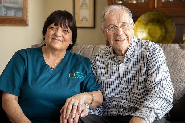 caregiver and client