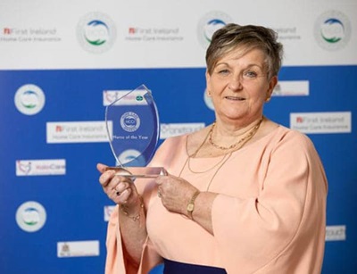 Nurse Geraldine Tabb, winner of the HCCI Nurse of the Year award